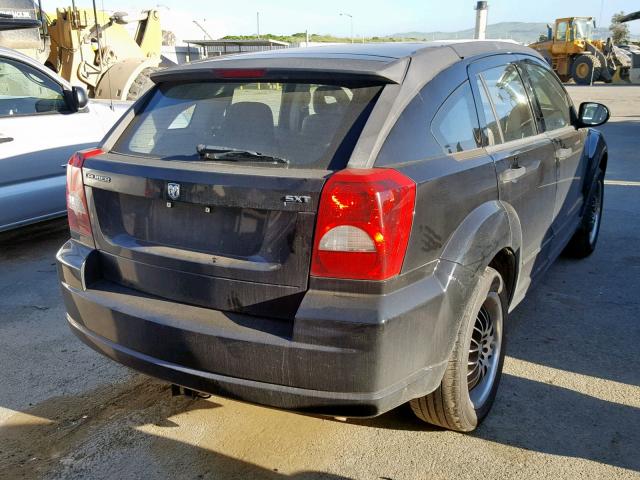 1B3HB48B37D162784 - 2007 DODGE CALIBER SX BLACK photo 4