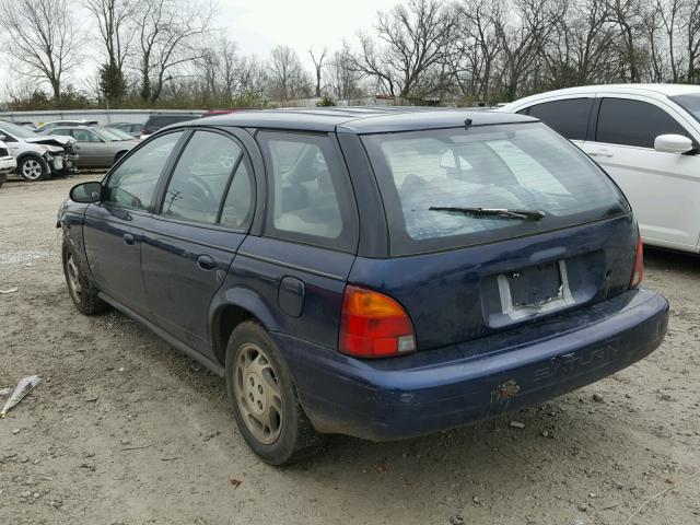 1G8ZK8271VZ393255 - 1997 SATURN SW2 BLUE photo 3