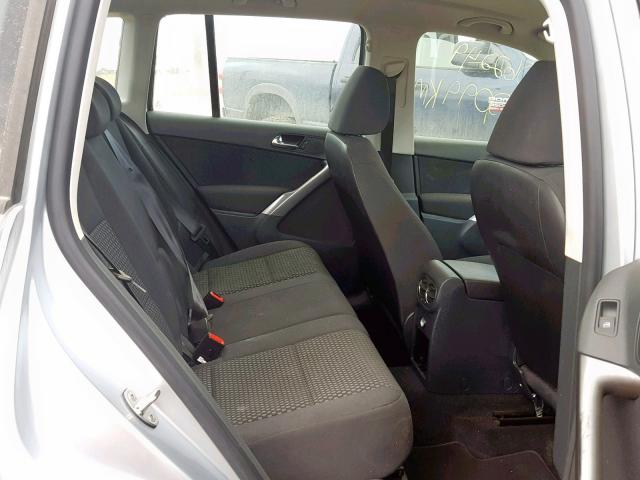 WVGBV95N39W524283 - 2009 VOLKSWAGEN TIGUAN SE SILVER photo 6