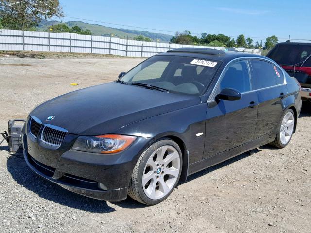 WBAVB33516KR76579 - 2006 BMW 330 I BLACK photo 2