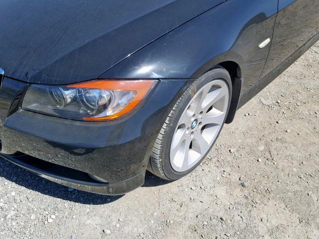 WBAVB33516KR76579 - 2006 BMW 330 I BLACK photo 9