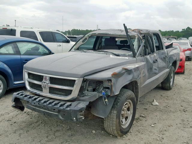 1D7HE28K88S511547 - 2008 DODGE DAKOTA QUA GRAY photo 2