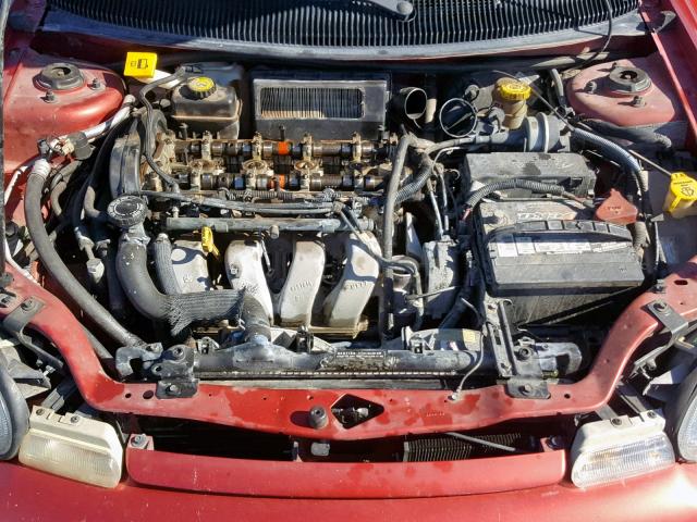 1B3ES47Y0WD615847 - 1998 DODGE NEON HIGHL RED photo 7