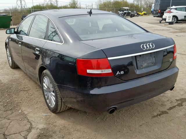 WAUDH74F37N146730 - 2007 AUDI A6 3.2 QUA BLACK photo 3