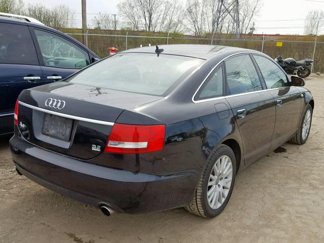 WAUDH74F37N146730 - 2007 AUDI A6 3.2 QUA BLACK photo 4