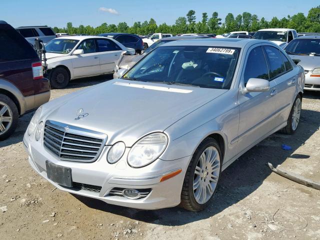 WDBUF56X58B210688 - 2008 MERCEDES-BENZ E 350 SILVER photo 2