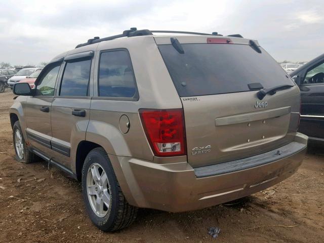 1J4GR48K56C248747 - 2006 JEEP GRAND CHER TAN photo 3