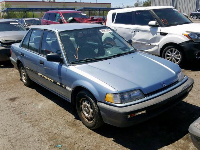 1HGED3548LL025790 - 1990 HONDA CIVIC DX BLUE photo 1