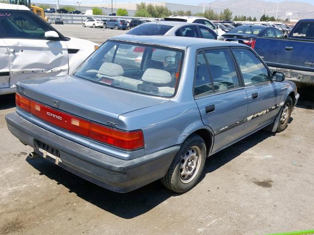 1HGED3548LL025790 - 1990 HONDA CIVIC DX BLUE photo 4