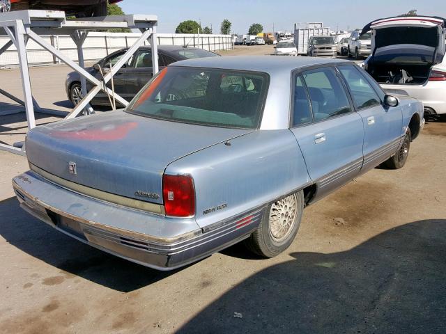 1G3CW53L3N4328141 - 1992 OLDSMOBILE 98 REGENCY BLUE photo 4