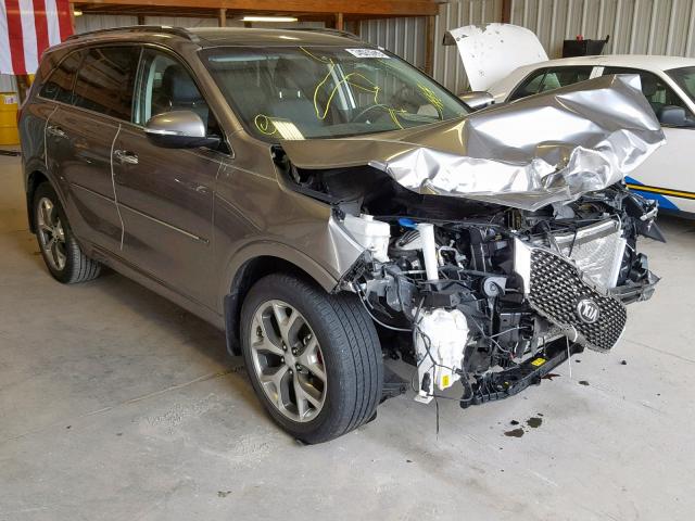 5XYPK4A55GG077204 - 2016 KIA SORENTO SX SILVER photo 1