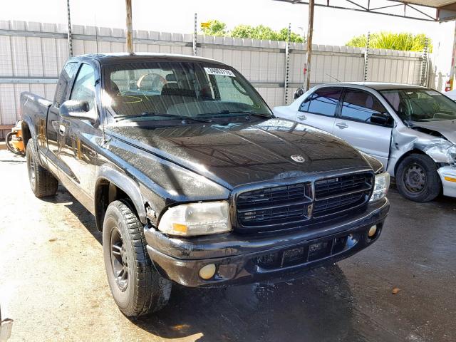 1B7GG22N7YS792422 - 2000 DODGE DAKOTA BLACK photo 1