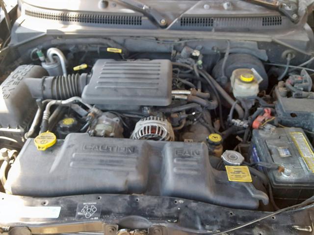 1B7GG22N7YS792422 - 2000 DODGE DAKOTA BLACK photo 7