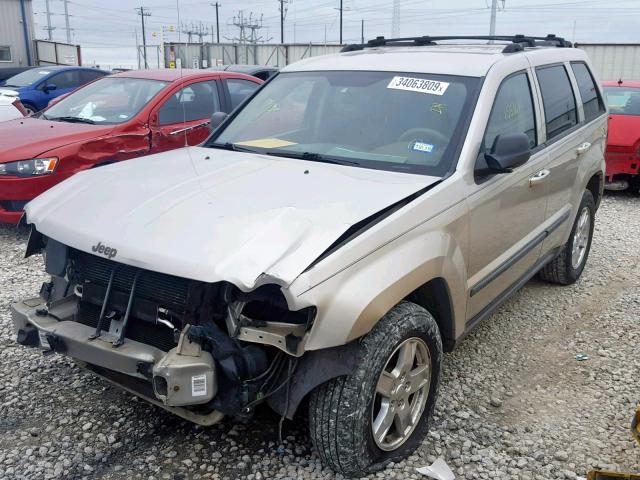 1J8GS48K77C507579 - 2007 JEEP GRAND CHER GRAY photo 2