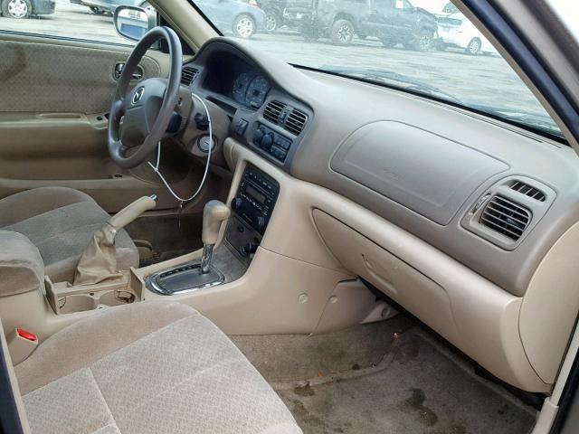 1YVGF22C325276933 - 2002 MAZDA 626 LX GOLD photo 5