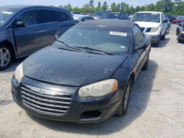 1C3EL75RX5N536207 - 2005 CHRYSLER SEBRING GT BLACK photo 2