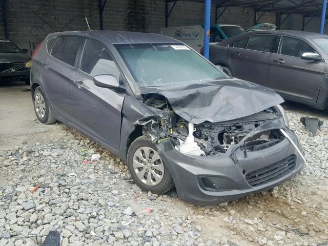 KMHCT5AE3FU216885 - 2015 HYUNDAI ACCENT GS GRAY photo 1