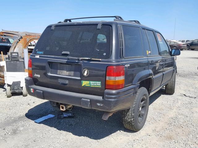 1J4GZ78S9WC129245 - 1998 JEEP GRAND CHER BLACK photo 4