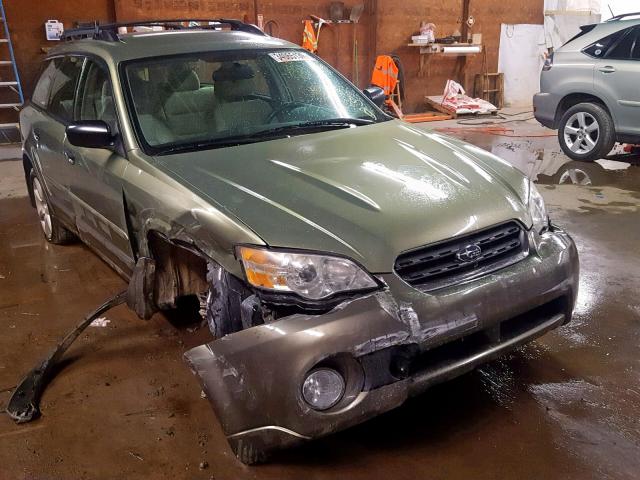 4S4BP61C977341376 - 2007 SUBARU LEGACY OUT GREEN photo 1