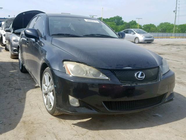 JTHBK262765018092 - 2006 LEXUS IS 250 BLACK photo 1