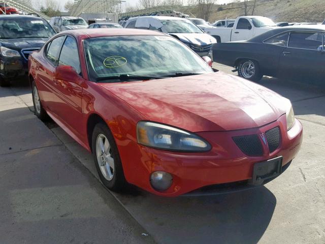 2G2WP552581139316 - 2008 PONTIAC GRAND PRIX RED photo 1