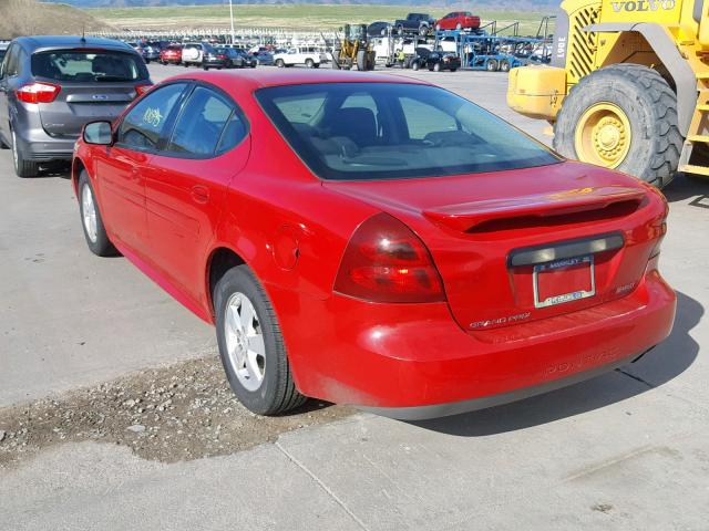 2G2WP552581139316 - 2008 PONTIAC GRAND PRIX RED photo 3