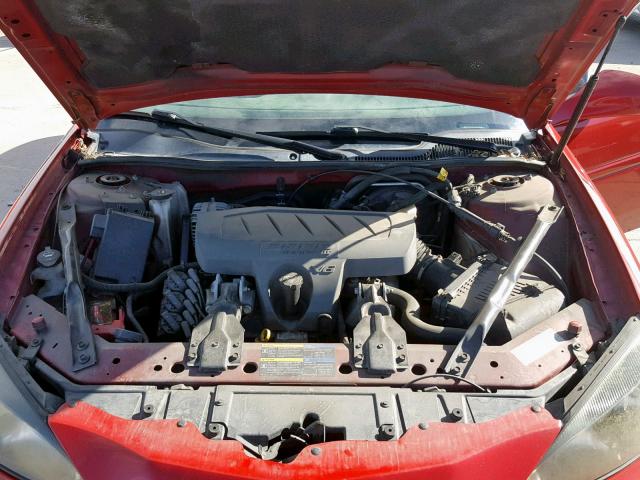 2G2WP552581139316 - 2008 PONTIAC GRAND PRIX RED photo 7