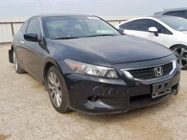 1HGCS22838A001284 - 2008 HONDA ACCORD EXL BLACK photo 1