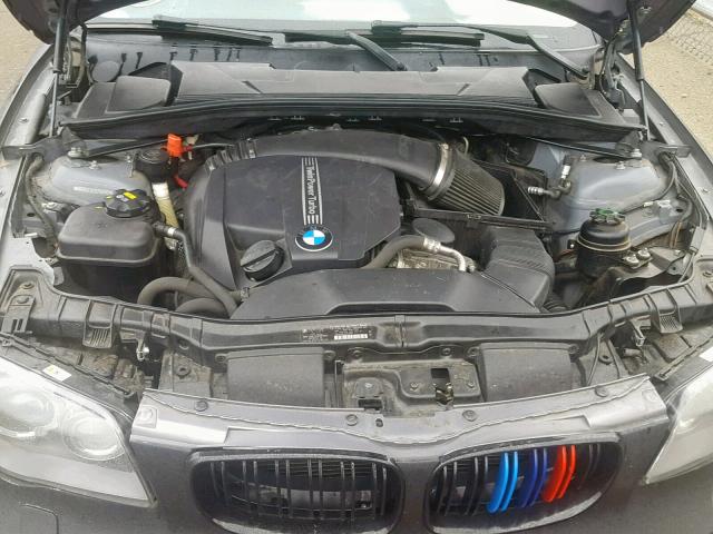 WBAUC9C57BVM09488 - 2011 BMW 135 I GRAY photo 7