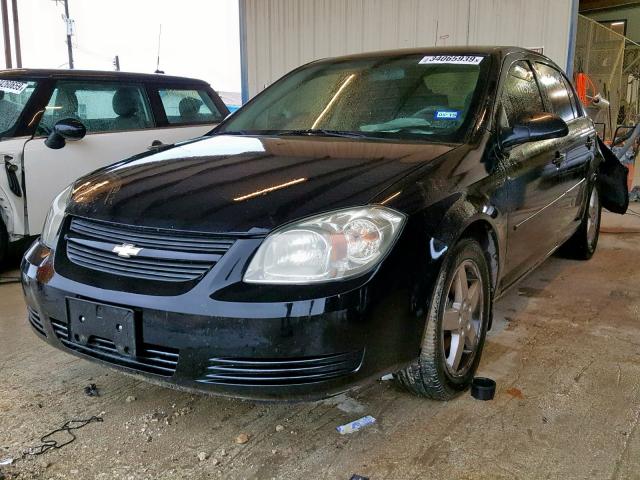 1G1AF5F54A7179518 - 2010 CHEVROLET COBALT 2LT BLACK photo 2