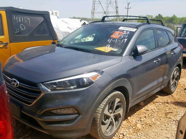 KM8J33A22GU230134 - 2016 HYUNDAI TUCSON LIM GRAY photo 2