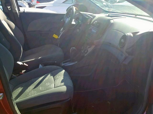 1G1JA5SH2D4248694 - 2013 CHEVROLET SONIC LS 红色 照片 5