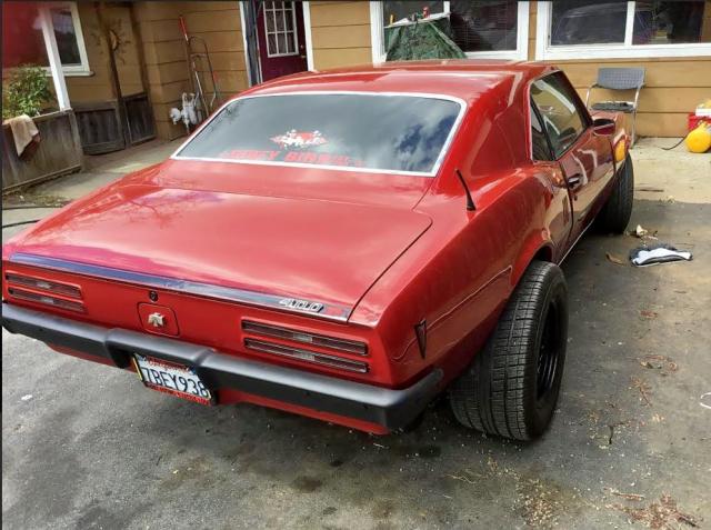 223378U137670 - 1968 PONTIAC FIREBIRD RED photo 3