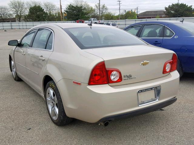 1G1ZC5EB2AF150785 - 2010 CHEVROLET MALIBU 1LT ოქროსფერი ფოტო 3