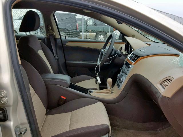 1G1ZC5EB2AF150785 - 2010 CHEVROLET MALIBU 1LT ოქროსფერი ფოტო 5