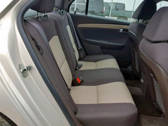 1G1ZC5EB2AF150785 - 2010 CHEVROLET MALIBU 1LT ოქროსფერი ფოტო 6