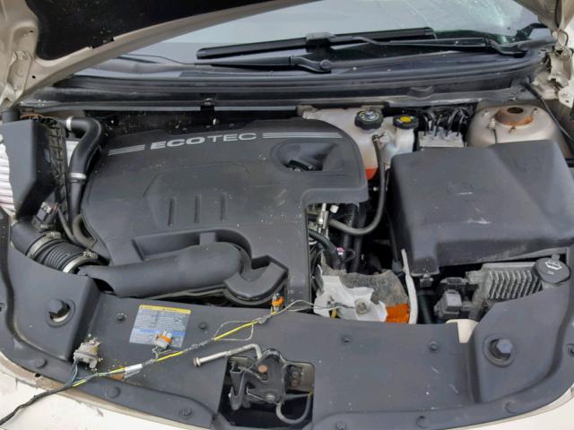 1G1ZC5EB2AF150785 - 2010 CHEVROLET MALIBU 1LT ოქროსფერი ფოტო 7
