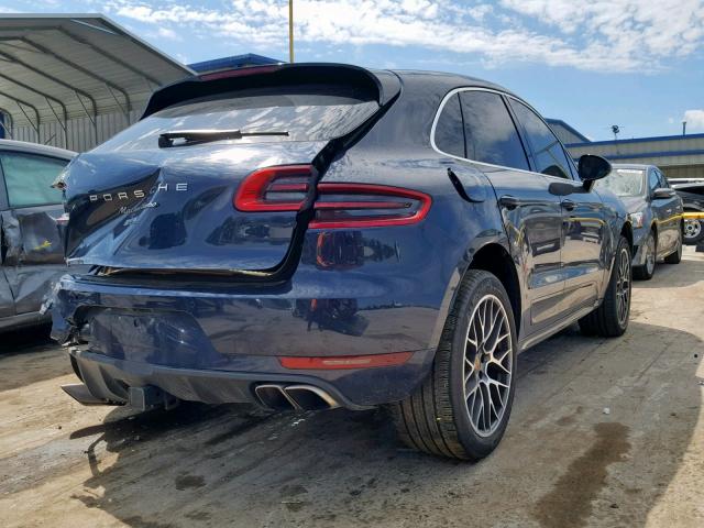 WP1AF2A52FLB47645 - 2015 PORSCHE MACAN TURB BLUE photo 4