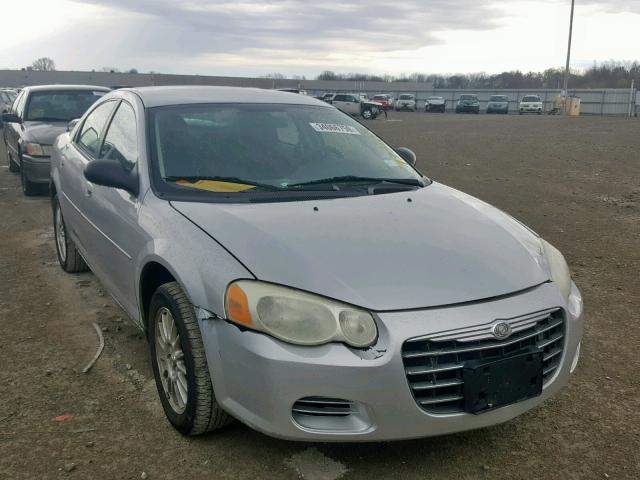 1C3EL46X54N368647 - 2004 CHRYSLER SEBRING LX SILVER photo 1