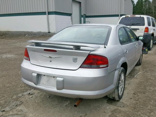 1C3EL46X54N368647 - 2004 CHRYSLER SEBRING LX SILVER photo 4