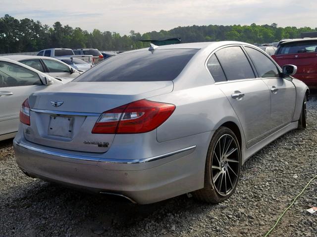 KMHGC4DH6DU237860 - 2013 HYUNDAI GENESIS 5. SILVER photo 4