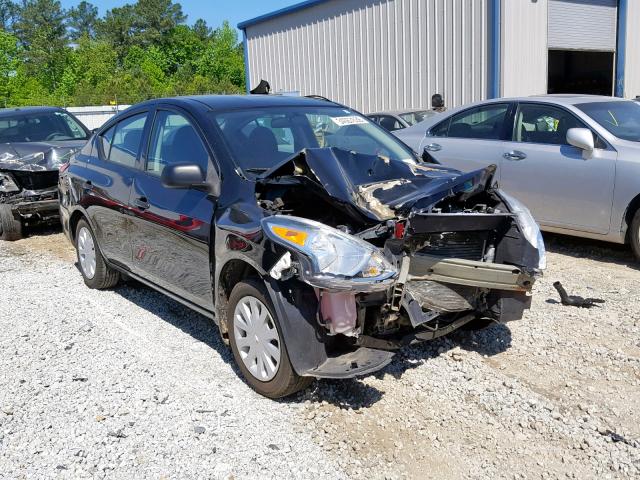 3N1CN7AP4FL927343 - 2015 NISSAN VERSA S BLACK photo 1