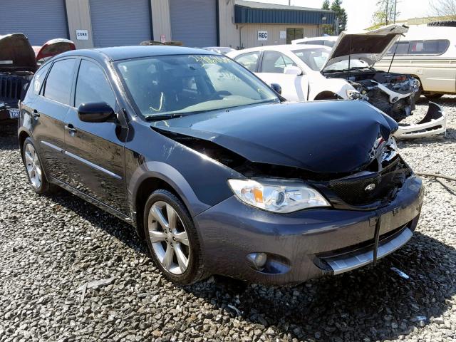 JF1GH63698H828030 - 2008 SUBARU IMPREZA OU BLACK photo 1