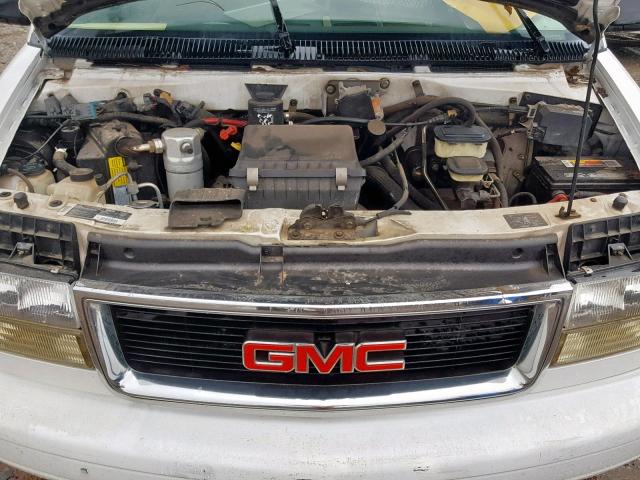 1GKDM19W2SB505228 - 1995 GMC SAFARI XT WHITE photo 7