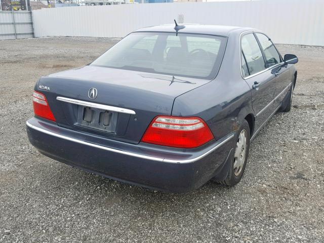 JH4KA96604C006650 - 2004 ACURA 3.5RL GRAY photo 4