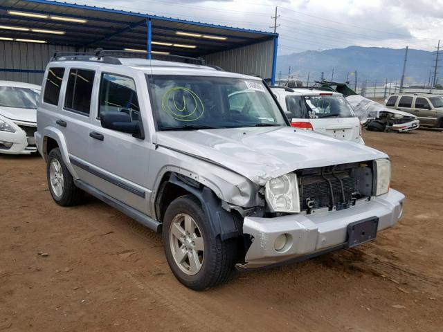 1J8HG48N56C351962 - 2006 JEEP COMMANDER ნაცრისფერი ფოტო 1