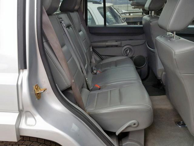 1J8HG48N56C351962 - 2006 JEEP COMMANDER ნაცრისფერი ფოტო 6