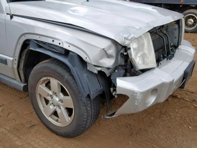1J8HG48N56C351962 - 2006 JEEP COMMANDER ნაცრისფერი ფოტო 9