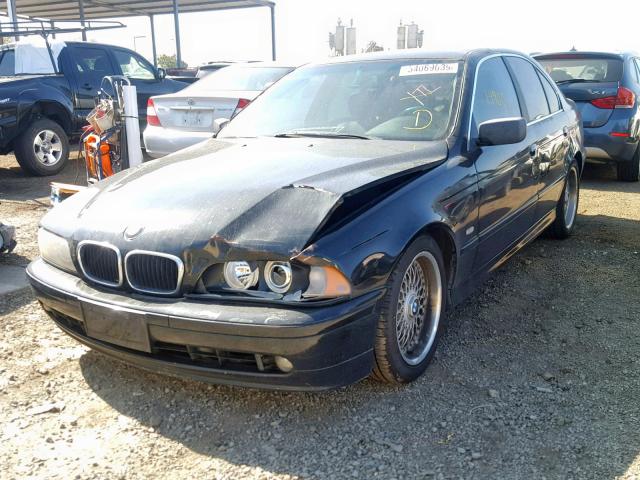 WBADT33451GF40137 - 2001 BMW 525 I BLACK photo 2