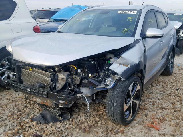 KM8J33A29GU268623 - 2016 HYUNDAI TUCSON LIM GRAY photo 2